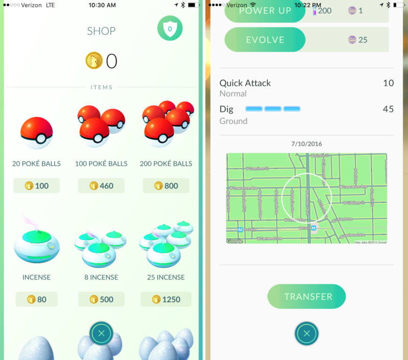 Pokemon Go Android Specs